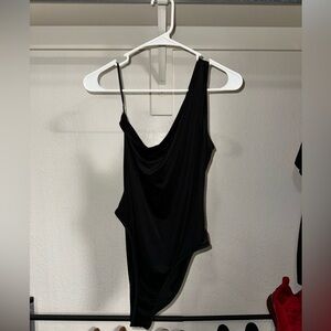 SHEIN Black off the shoulder bodysuit